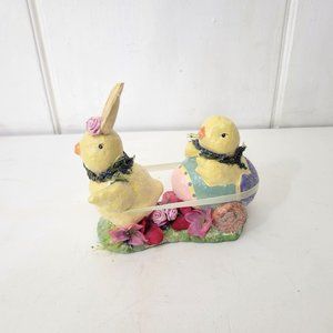 Vintage Ceramic Easter Chicks Figurine